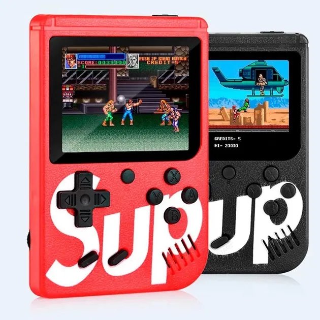 Портативная игровая приставка "SUP Game Box" с геймпадом, 400 игр