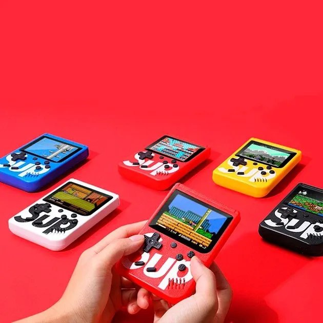 Портативная игровая приставка "SUP Game Box" с геймпадом, 400 игр