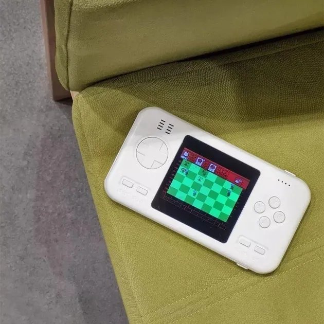 Портативная игровая ретро приставка консоль G-416 + Power Bank 8000mAh White