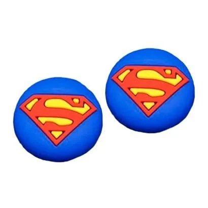 Силиконовые накладки на стики Superman для геймпадов Sony DualShock PS4 / DualSense PS5 / Xbox Series|One (2шт.)