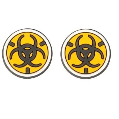 Силіконові накладки на стіки Biohazard для геймпадів Sony DualShock PS4 / DualSense PS5 / Xbox Series|One (2шт.)