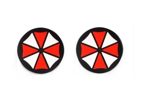 Силиконовые накладки на стики Resident Evil для геймпадов Sony DualShock PS4 / DualSense PS5 / Xbox Series|One (2шт.)