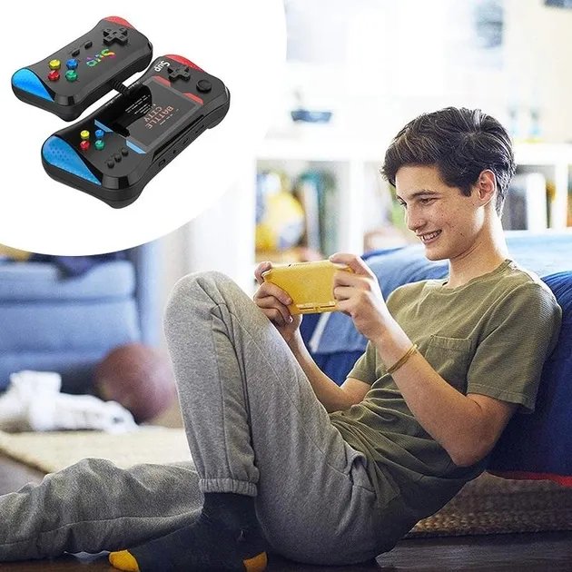 Портативная игровая приставка SUP Game Joystick Q12 500 в 1 c джойстиком
