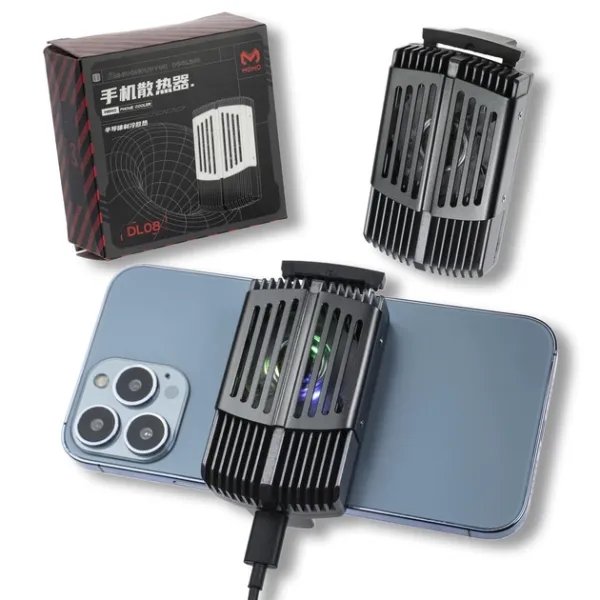 Активное охлаждение портативный универсальный охладитель вентилятор кулер MEMO DL08 для игры на телефоне iOS android