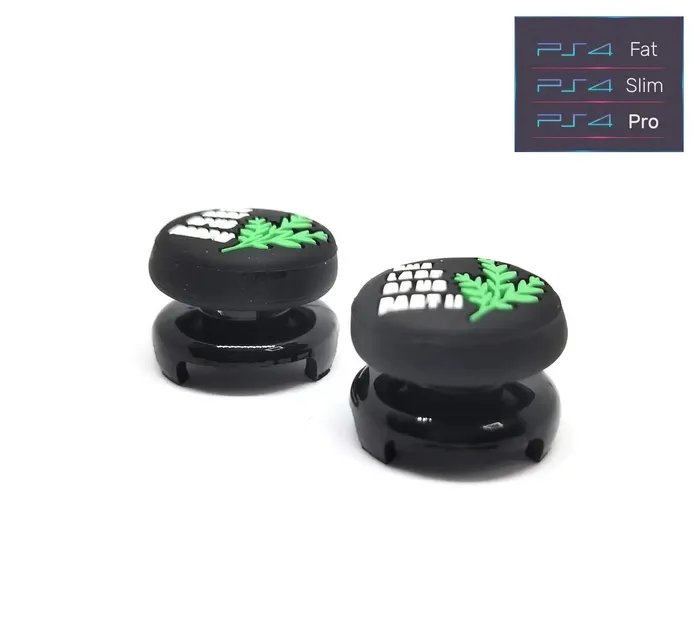 Силиконовые накладки на стики The Last of Us (Thumbstick) - 2шт для геймпада DualSense консоли PlayStation 5 (PS5/PS5 Digital Edition), DualShock PlayStation 4 (PS4 PRO/PS4 Slim/PS4 Fat)