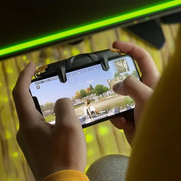 Геймерский комплект для игры на телефоне тригеры G5 + напальчники INWORLD V5 + бокс PUBG Standoff CODm