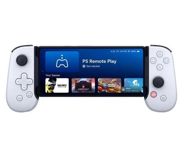 BACKBONE One Mobile Gaming Controller White for Android PlayStation Edition