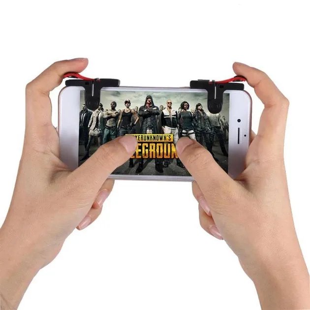 Ігрові тригери для гри на телефоні D9 чорні 2 шт PUBG Mobile Call Of Duty 2 StandOFF