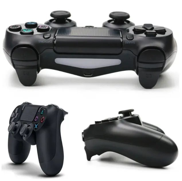 Беспроводной геймпад Doubleshock для PS4 Wireless Bluetooth с двойной вибрацией, джойстик для приставки PS4, PS TV, PS Now, Black Черный