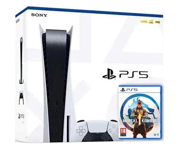 Sony PlayStation 5 White 825Gb + Mortal Kombat 1 (русская версия)
