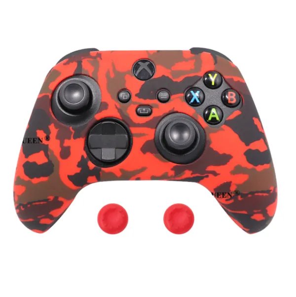 Чехол силиконовый для геймпада Xbox Series X/S - Camo Red