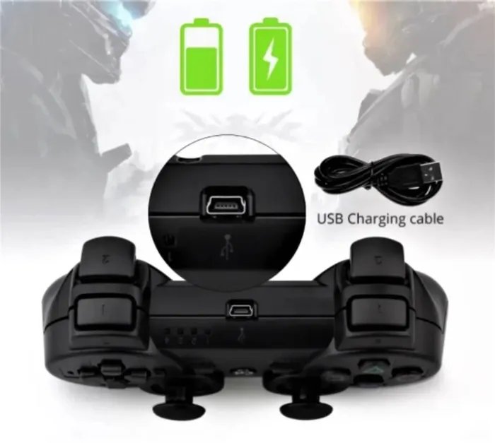 Джойстик беспроводной PS3 DoubleShock 3 Черный