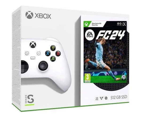 Microsoft Xbox Series S 512Gb + EA SPORTS FC 24 (русская версия)