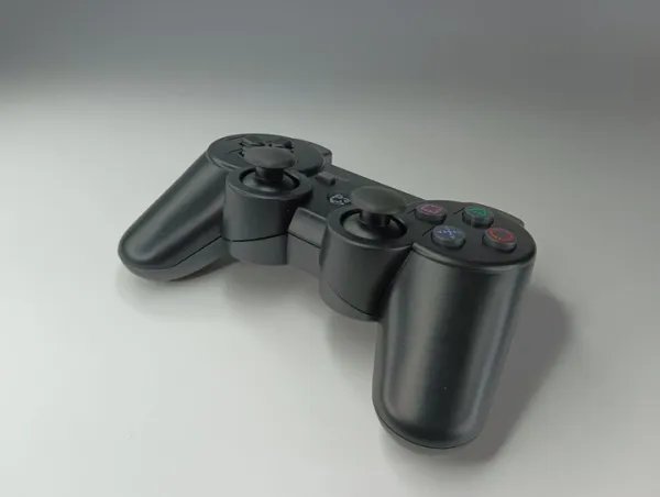 Беспроводной игровой контроллер джойстик DoubleShock для PlayStation 3 черного цвета