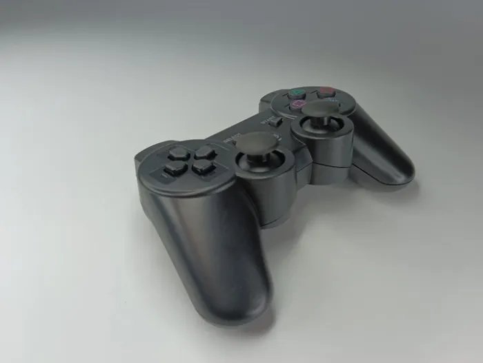 Беспроводной игровой контроллер джойстик DoubleShock для PlayStation 3 черного цвета