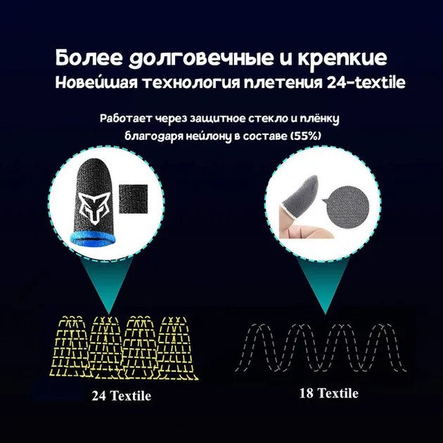 Sarafox Wasp Feelers v3 pro желтые напальчники с боксом для игры телефона смартфона пабг pubg mobile пубг
