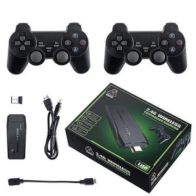 Приставка + 2 беспроводных джойстика Game Stick 8626 HDMI Black
