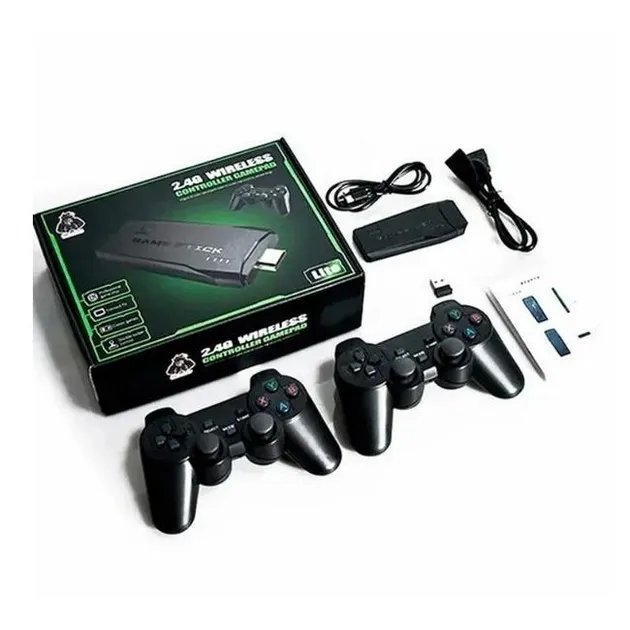 Приставка + 2 беспроводных джойстика Game Stick 8626 HDMI Black