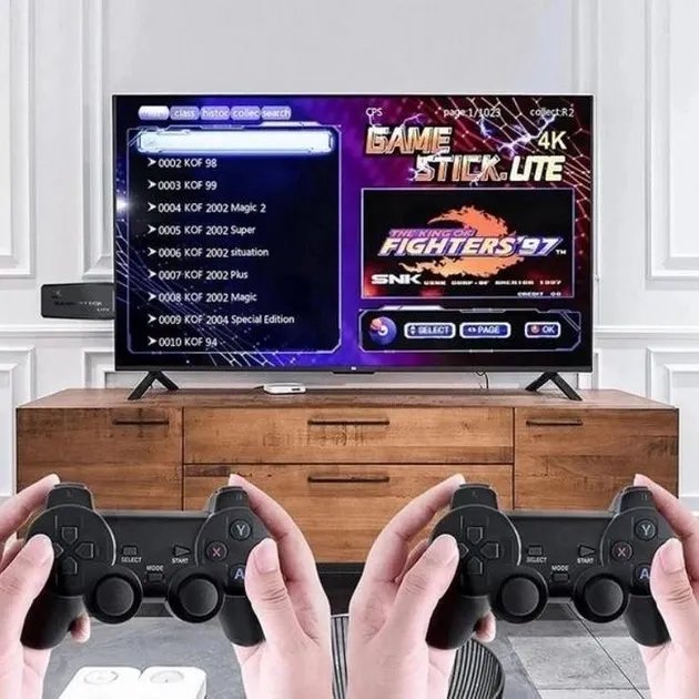 Приставка + 2 беспроводных джойстика Game Stick 8626 HDMI Black
