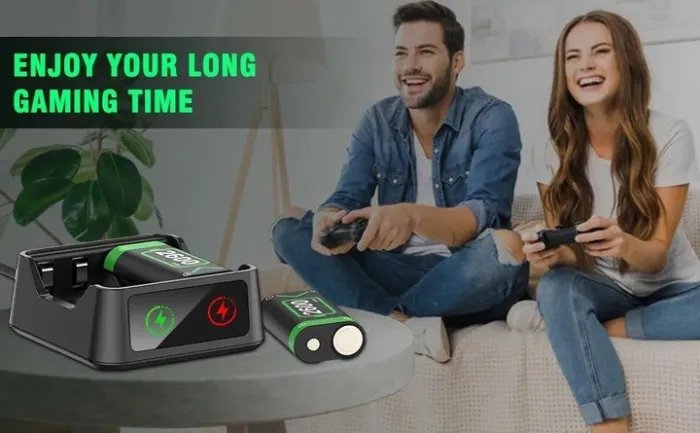 Зарядная док-станция для аккумуляторов 2600 mAh Xbox Series X/S Xbox One X/S