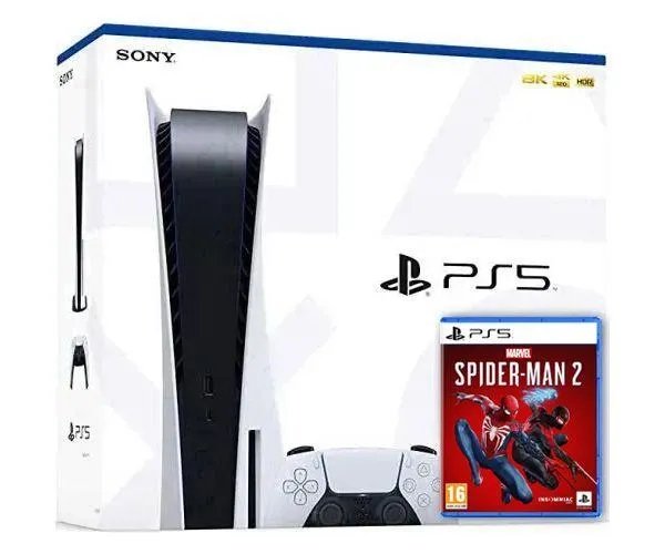 Sony PlayStation 5 White 825Gb + Marvel’s Spider-Man 2 (русская версия)