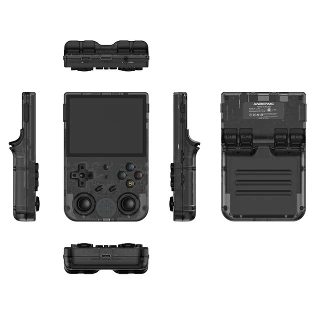 Портативная игровая консоль приставка ретро ANBERNIC RG353VS 64GB + стекло / Black