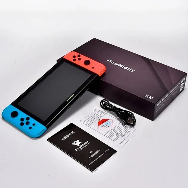 Портативная игровая консоль PowKiddy X2 HDMI 7-дюймов Чёрный (1013-003-00)