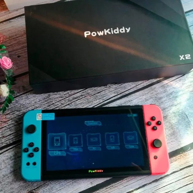 Портативная игровая консоль PowKiddy X2 HDMI 7-дюймов Чёрный (1013-003-00)
