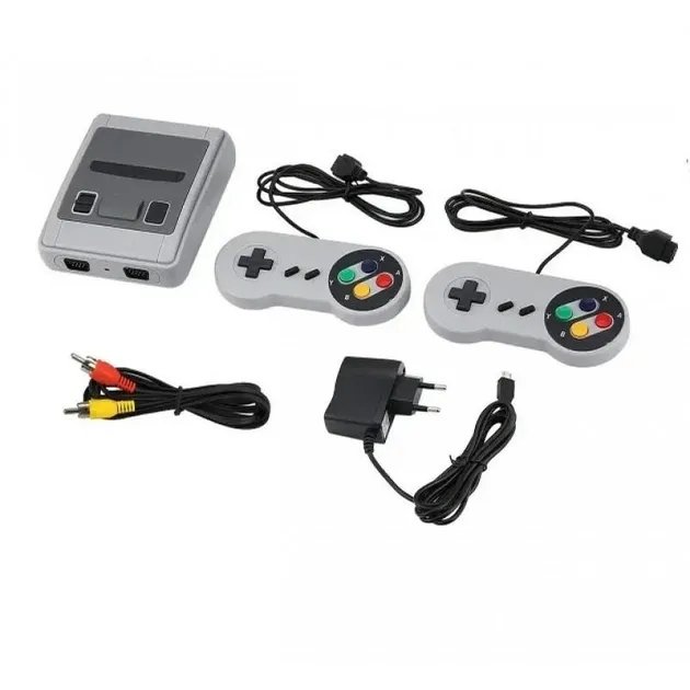 8 битная приставка с джойстиками 3000 игр LH-2221 8455 Grey