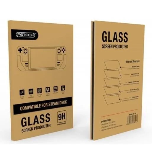 Загартоване захисне скло PGTECH для Steam Deck (BOX)