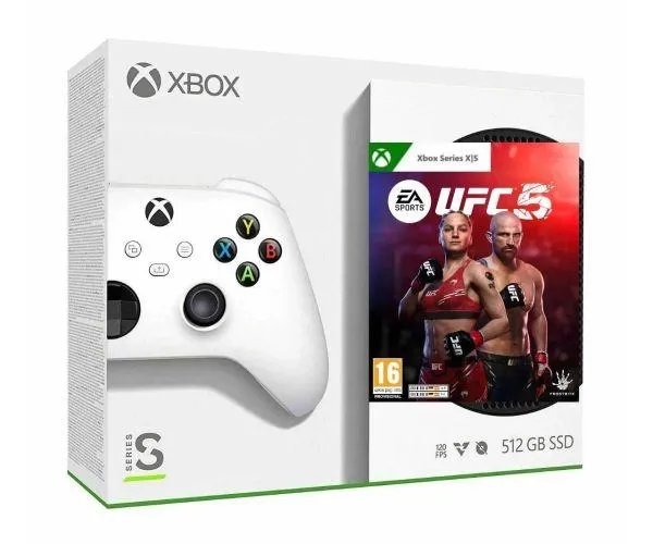Microsoft Xbox Series S 512Gb + UFC 5 (английская версия)