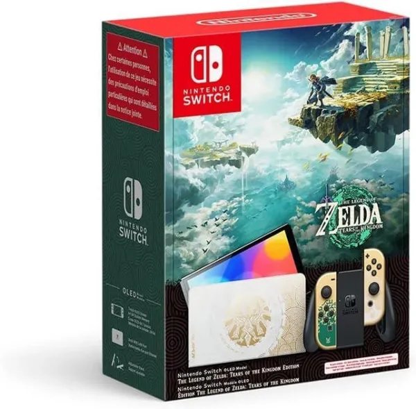 Игровая консоль Nintendo Switch OLED The Legend of Zelda Tears of the Kingdom Edition