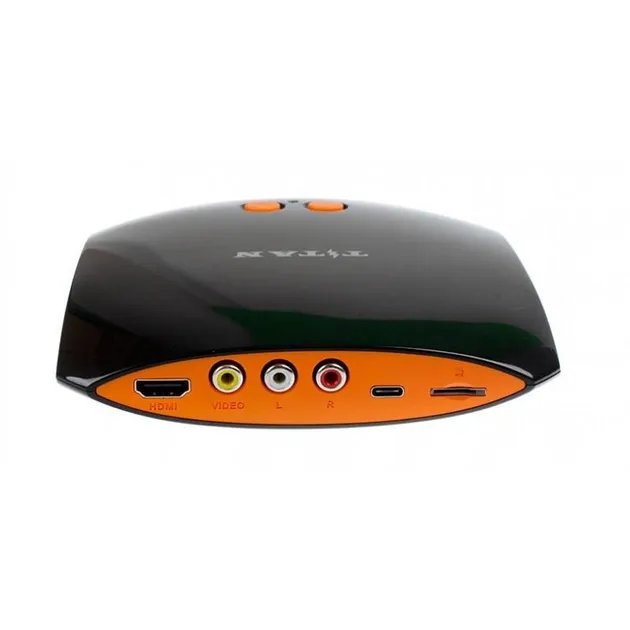 Игровая приставка Титан 4 HDMI 565 игр Черно - Оранжевая