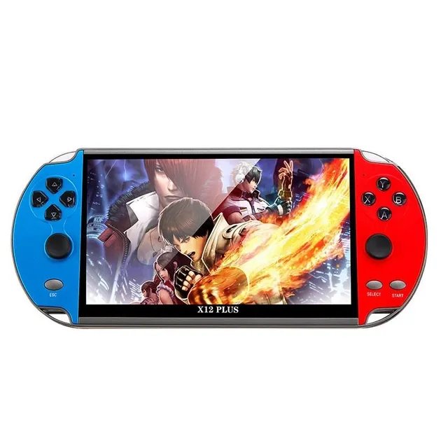 Портативная игровая приставка с ретро играми X12 Plus 7 дюймов 1000 игр