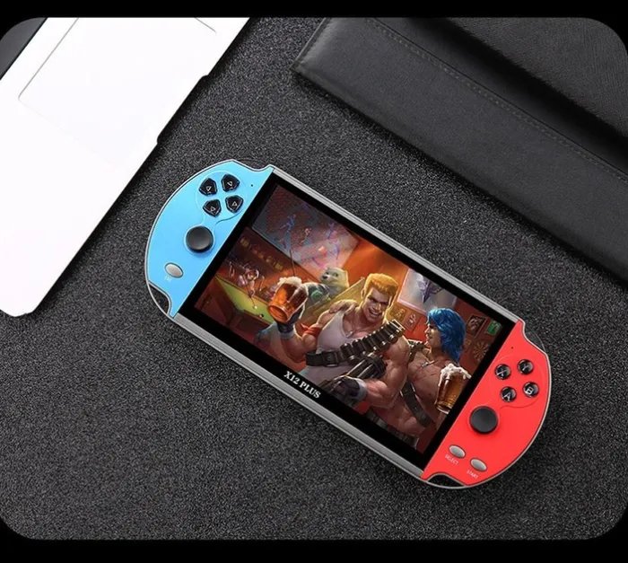 Портативная игровая приставка с ретро играми X12 Plus 7 дюймов 1000 игр