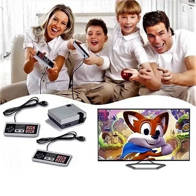 Игровая приставка UKC Mini TV Game Console 1000 игр Белый