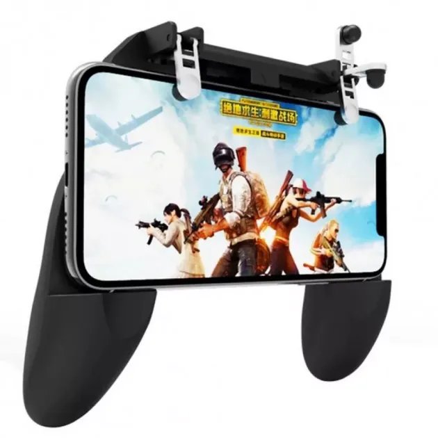 Игровой контроллер W10 Универсальный триггер для игр смартфона Черный
