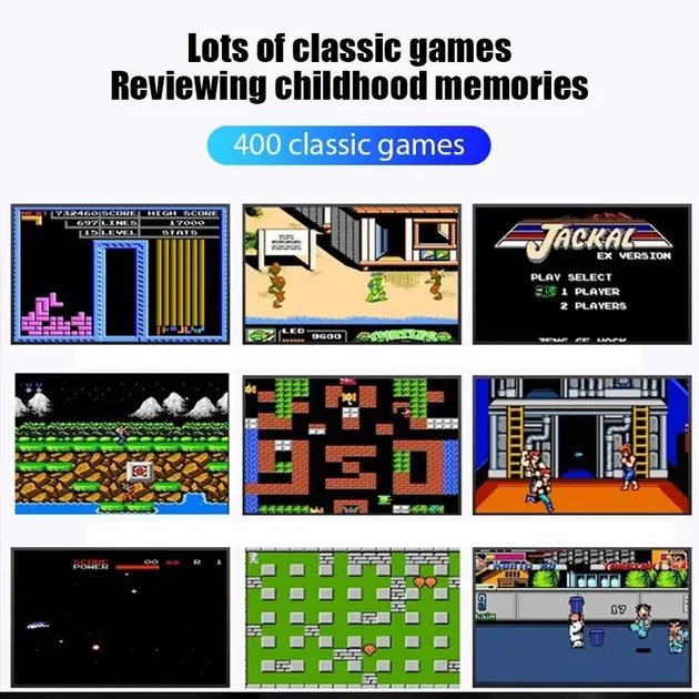 Портативная игровая консоль Tetris с экраном 3.0, 500 игр