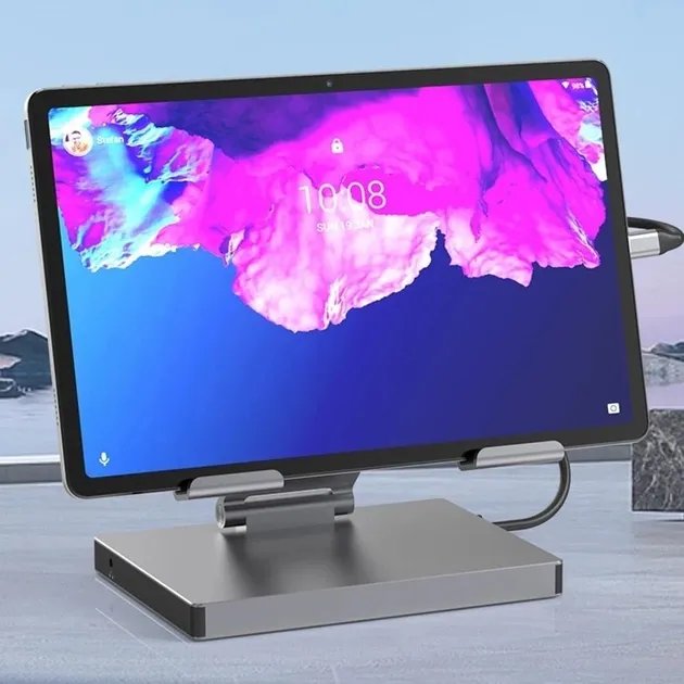Док-станція 9в1 для Steam Deck|iPad|Android (HDMI 4K/Ethernet/ 3хUSB 3.0/ USB-C 100W/3.5мм/SD/TF)