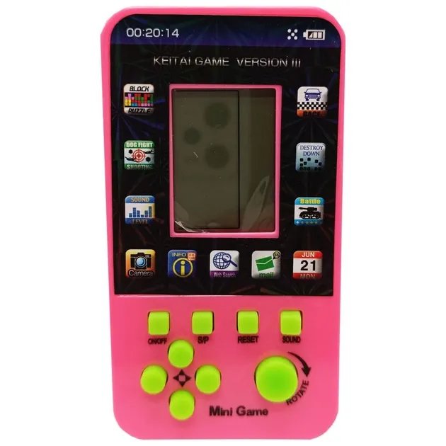 Интерактивная игрушка Тетрис Bambi 158 A 23 игры (Розовый)