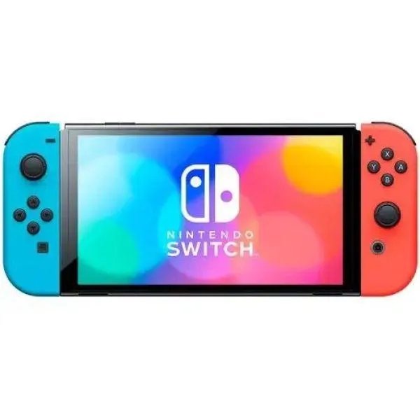 Nintendo Switch (OLED model) Neon Blue-Red + Игра Red Dead Redemption (русская версия)