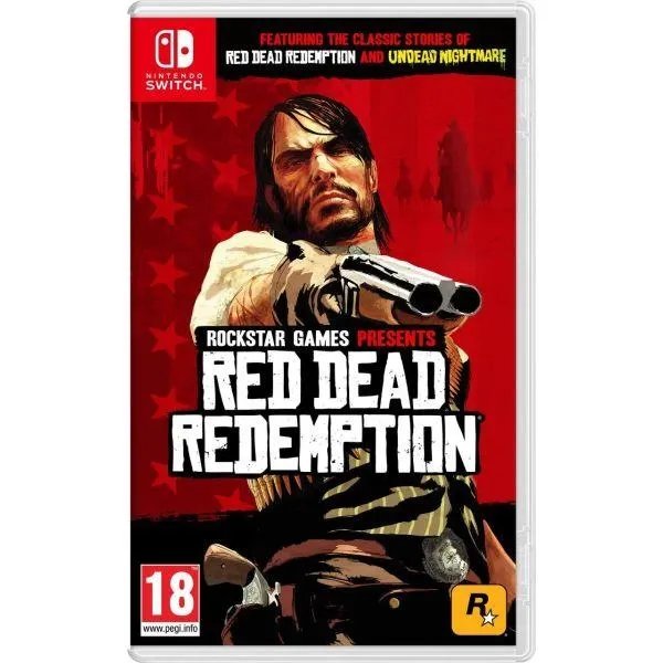 Nintendo Switch (OLED model) Neon Blue-Red + Игра Red Dead Redemption (русская версия)