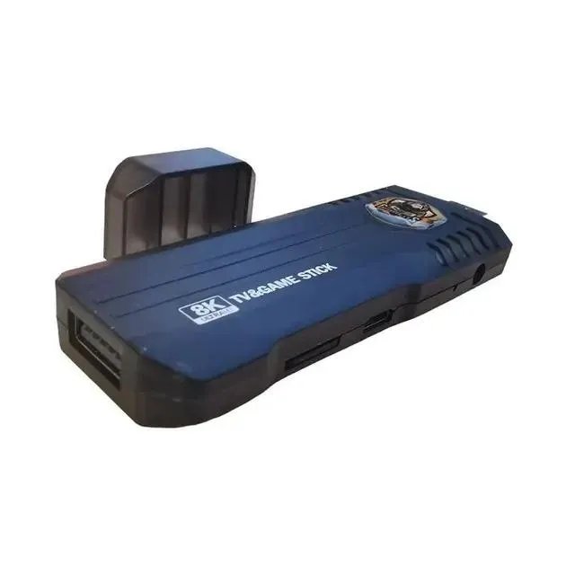 Стационарная игровая приставка консоль Android 12 micro USB 2 джойстика MicroSD GAME BOX X8 8K/5G Black