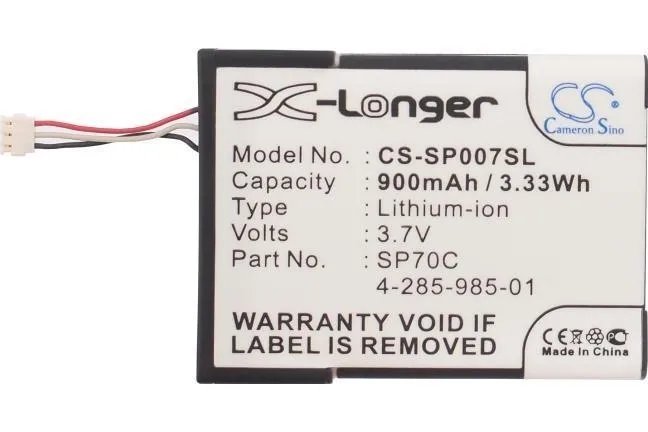 Аккумулятор Cameron Sino SP70C (900 mAh) для Sony PSP-E1000 PSP-E1002 PSP-E1004 PSP-E1008 (CS-SP007SL)