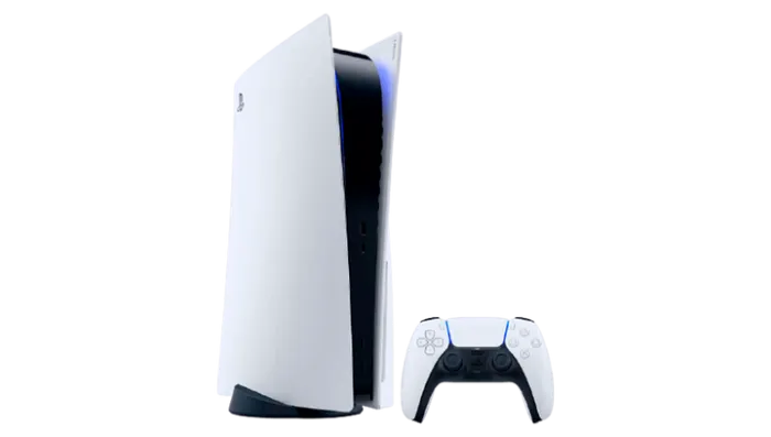 Набор Консоль Sony PlayStation 5 Blu-ray 825GB (9424390) White + Геймпад Беспроводной DualSense Ice Blue
