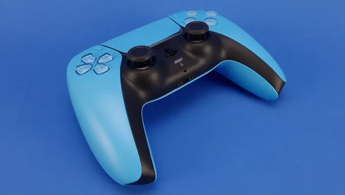 Набор Консоль Sony PlayStation 5 Blu-ray 825GB (9424390) White + Геймпад Беспроводной DualSense Ice Blue