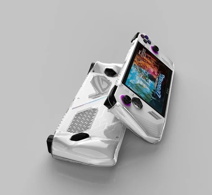 Чехол-накладка Transparent для портативной игровой консоли ASUS ROG Ally (Прозрачный)