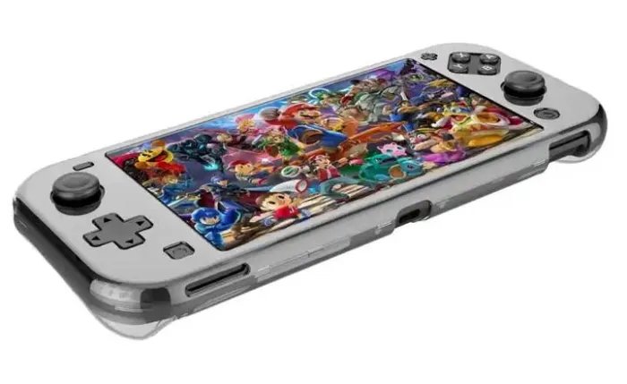 Комплект: чохол-накладка Transparent + захисне скло для Nintendo Switch LITE (Прозорий)