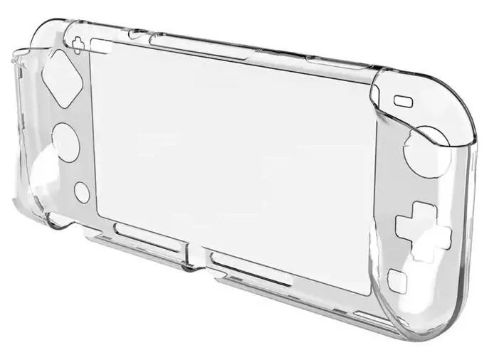 Комплект: чохол-накладка Transparent + захисне скло для Nintendo Switch LITE (Прозорий)
