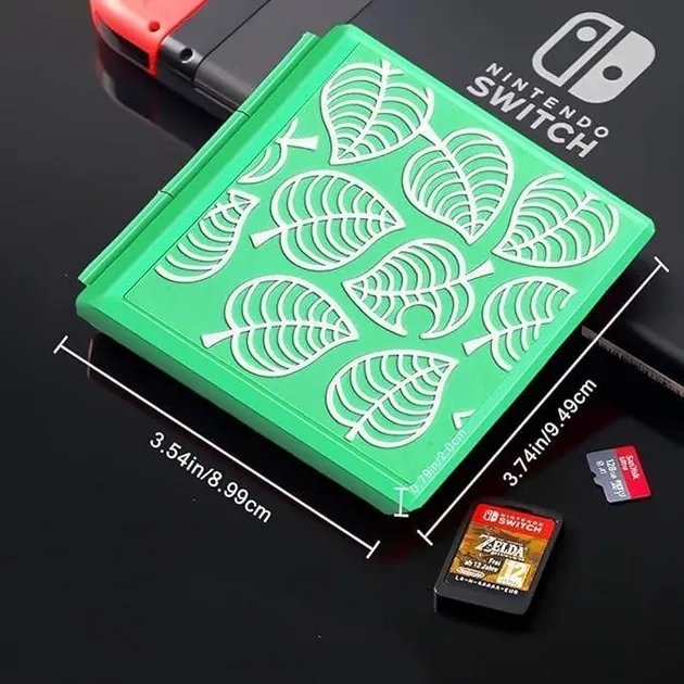 Кейс Animal Crossing для хранения 12 картриджей Nintendo Switch / Switch OLED / Switch Lite
